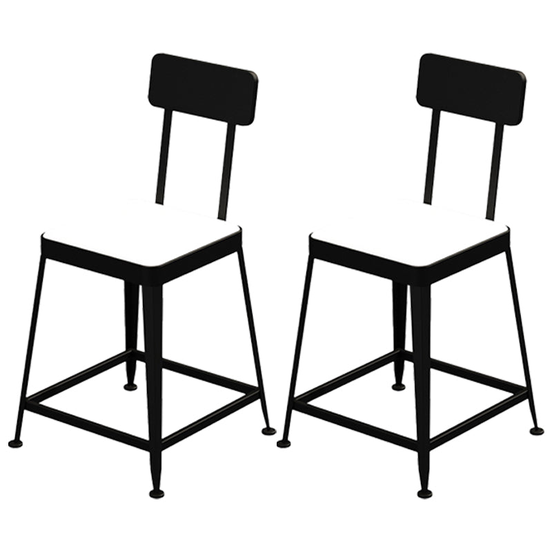 Nordic Style Barstool Indoor Metal 4 Legs Bar Stool for Coffee Shop