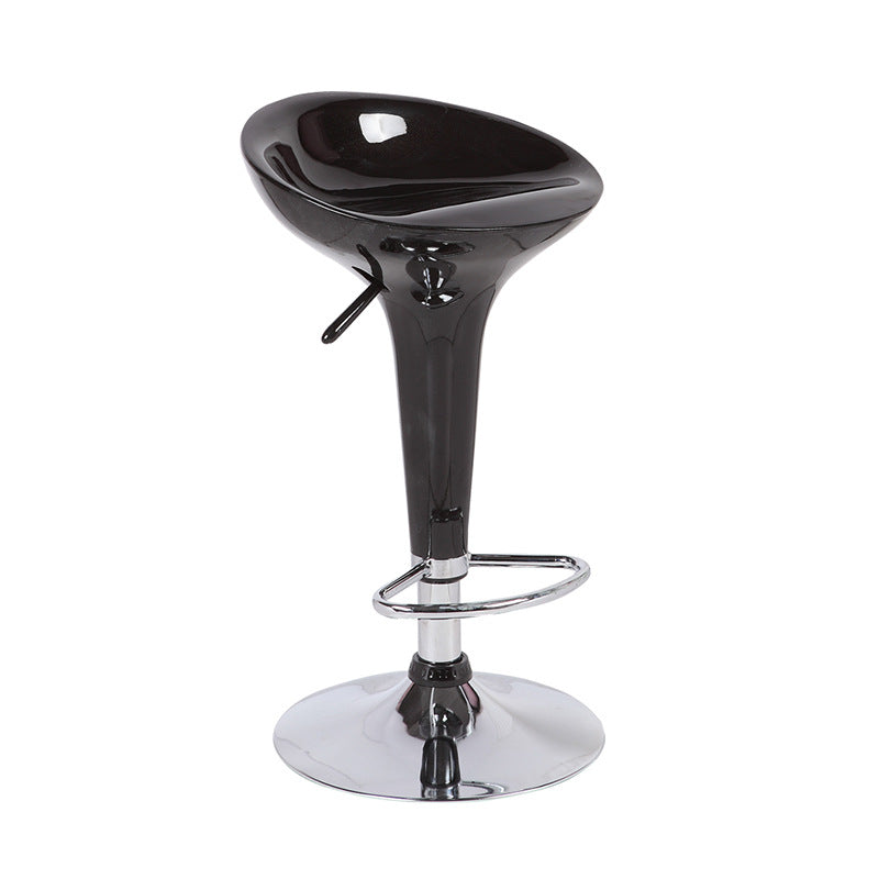 Scandinavian Adjustable Height Counter Stools Metal Bar Stools with Footrest