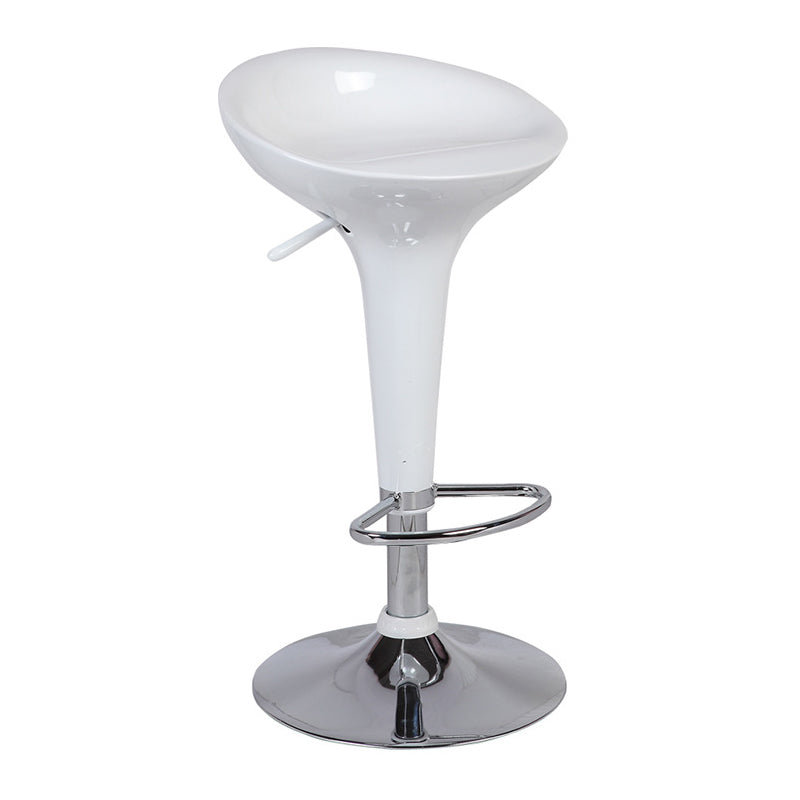 Scandinavian Adjustable Height Counter Stools Metal Bar Stools with Footrest