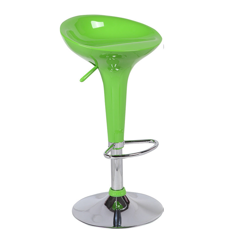 Scandinavian Adjustable Height Counter Stools Metal Bar Stools with Footrest