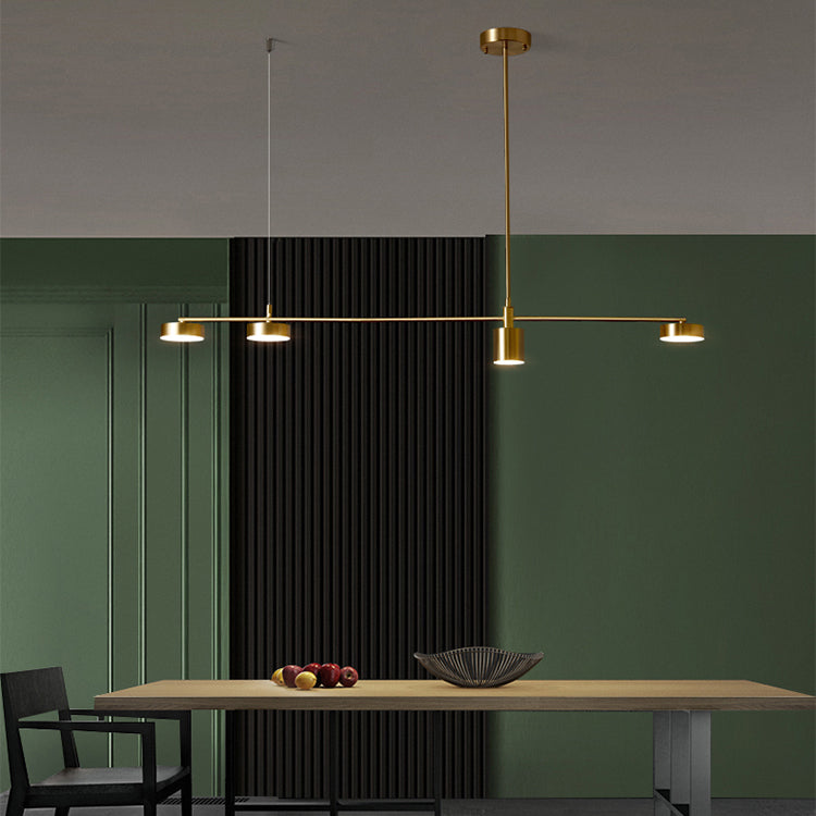 Zylinder Anhänger Leuchten zeitgenössische Metallkücheninselbeleuchtung