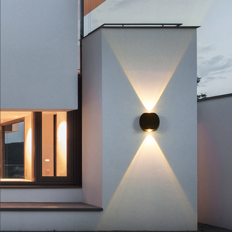 Square Shape Metal Wall Lighting Modern Style Multi Lights Wall Mounted Lighting