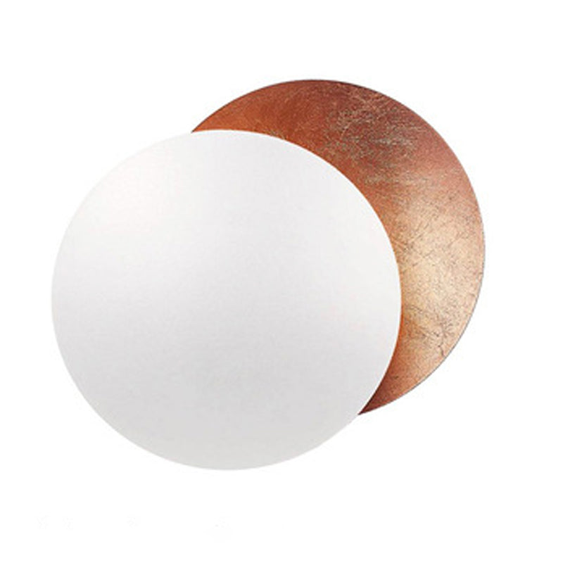 Moderne Style Hoop Wandmontage Lampe Metall 1 Leichte Wandbeleuchtung für Schlafzimmer Wohnzimmer