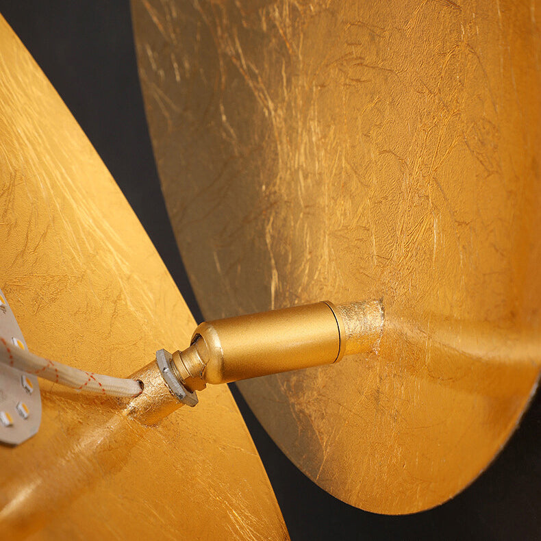 Moderne Style Hoop Wandmontage Lampe Metall 1 Leichte Wandbeleuchtung für Schlafzimmer Wohnzimmer