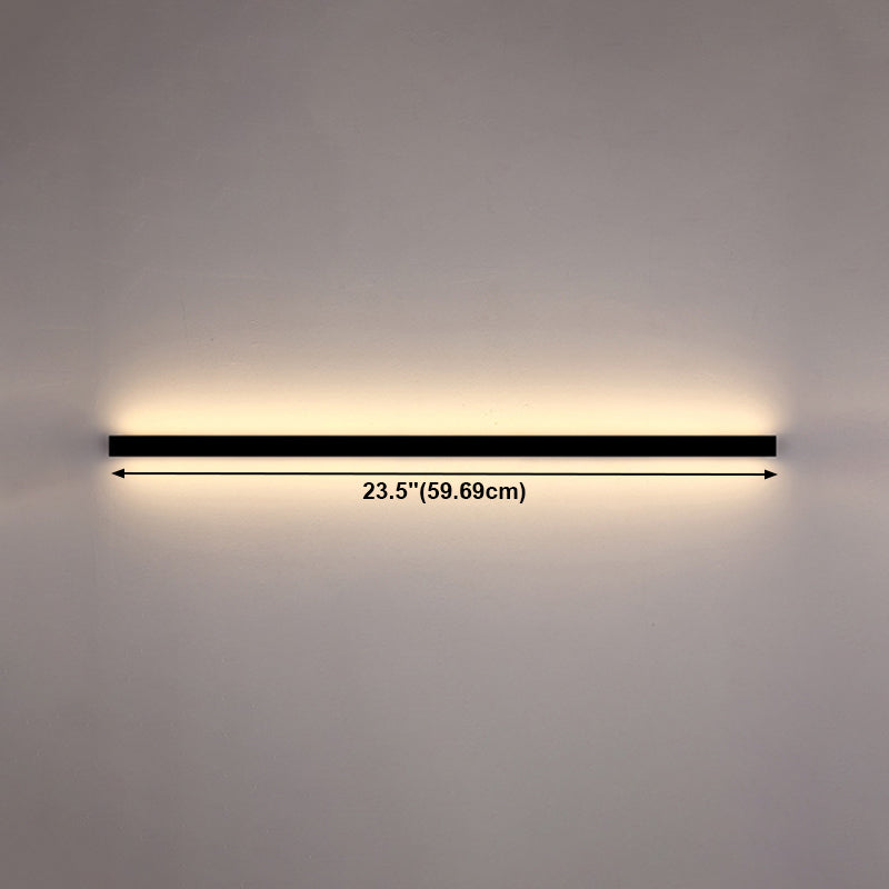 Lámpara de pared lineal de estilo moderno 1 accesorios de iluminación de pared de luz