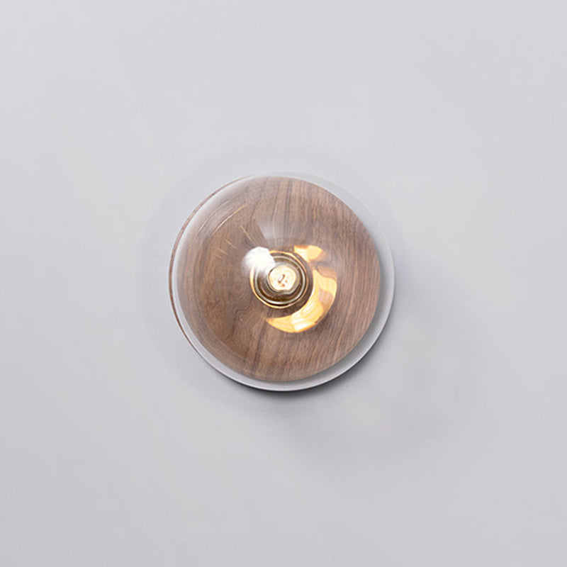 Moderne Stil Globus Wandlampen Holz 1 Lichtwandbeleuchtung Armaturen