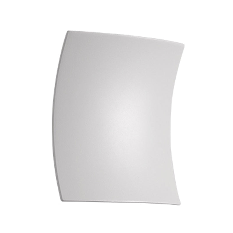 1 leichte Metallwand Licht moderner Stil quadratischer Form Wandhalterung Leuchte in Weiß