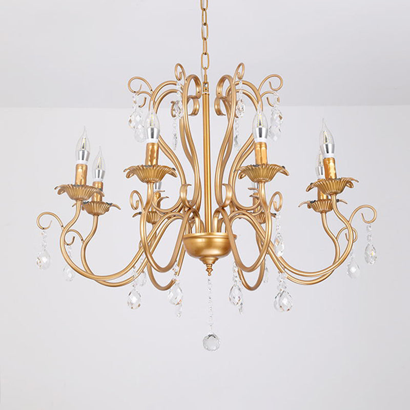 Wrought Iron Pendant Light Sputnik Contemporary Pendant Light for Living Room