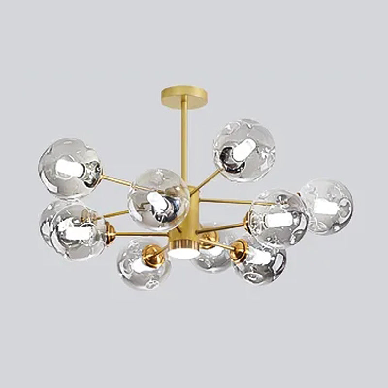 Lampade del lampadario in metallo sputnik moderno lampada sospesa per soggiorno