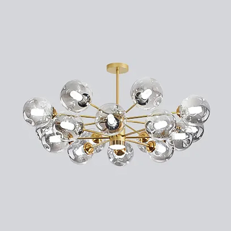 Lampade del lampadario in metallo sputnik moderno lampada sospesa per soggiorno