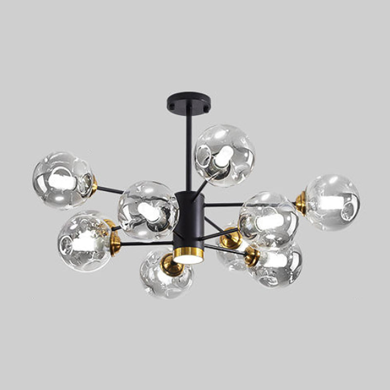 Lampade del lampadario in metallo sputnik moderno lampada sospesa per soggiorno