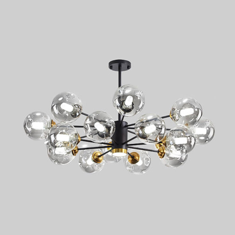 Lampade del lampadario in metallo sputnik moderno lampada sospesa per soggiorno