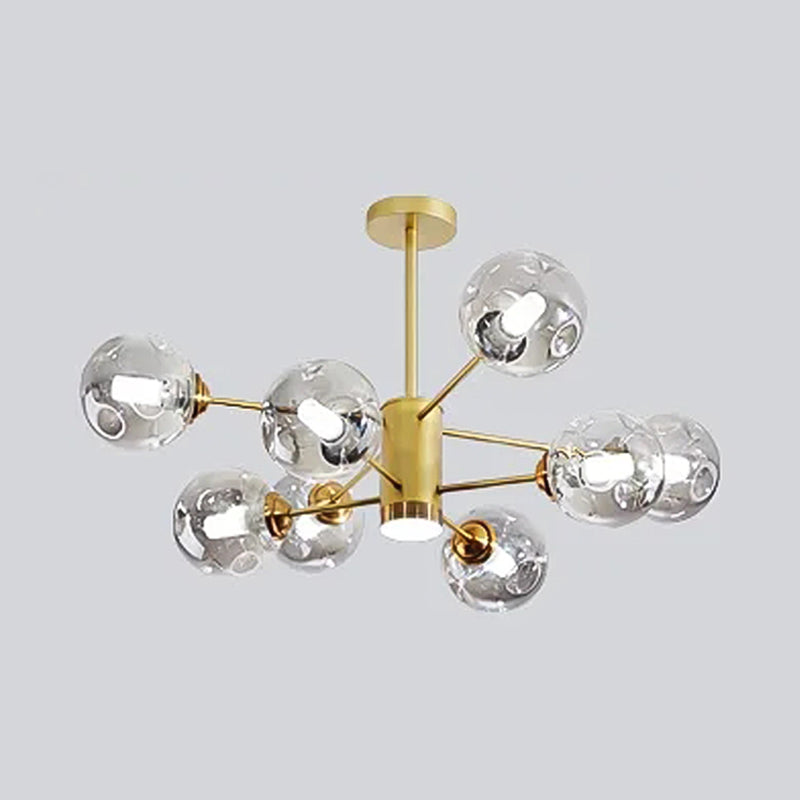 Lampade del lampadario in metallo sputnik moderno lampada sospesa per soggiorno