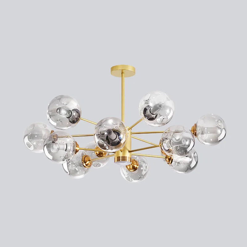 Lampade del lampadario in metallo sputnik moderno lampada sospesa per soggiorno