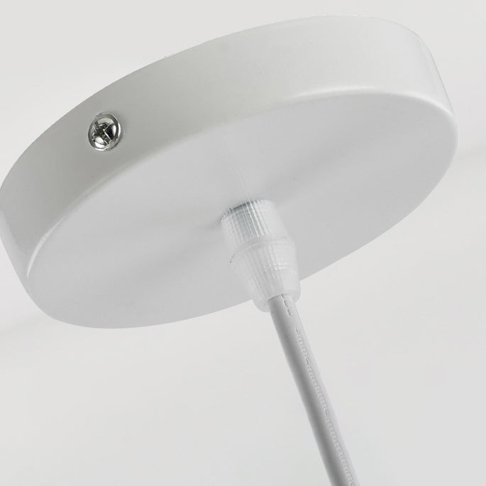 Pyramid Shape Hanging Lighting Modern Style Wood 1 Light Pendant Lamp for Dining Room