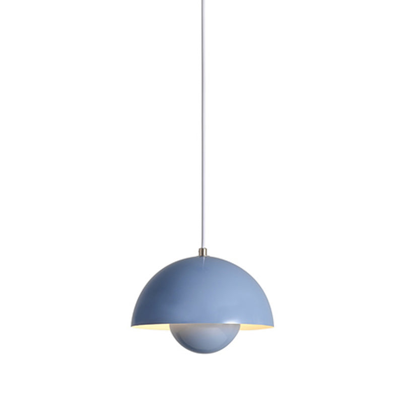 Modern Nordic Geometric Pendant Light Wrought Iron Macaron Hanging Lamp for Interior Spaces