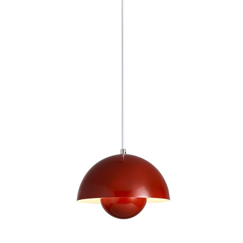 Modern Nordic Geometric Pendant Light Wrought Iron Macaron Hanging Lamp for Interior Spaces