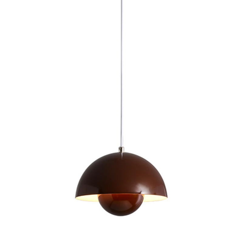 Modern Nordic Geometric Pendant Light Wrought Iron Macaron Hanging Lamp for Interior Spaces