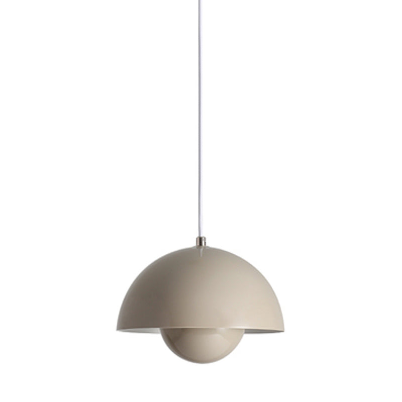 Modern Nordic Geometric Pendant Light Wrought Iron Macaron Hanging Lamp for Interior Spaces