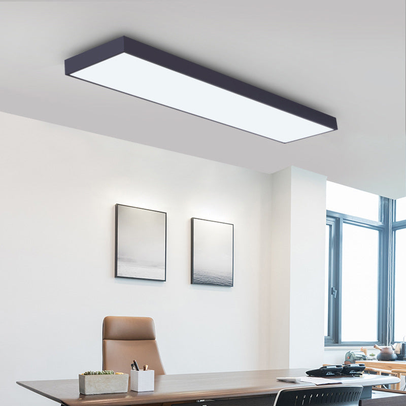 Lampe de plafond de simplicité moderne abat-jour en acrylique plafonnier pour salle de réunion de bureau