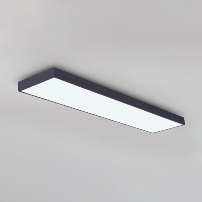 Lampe de plafond de simplicité moderne abat-jour en acrylique plafonnier pour salle de réunion de bureau