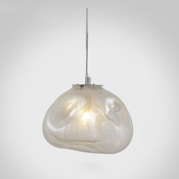 1 Lichthängeleuchte moderne geometrische Federlampe für das Restaurant