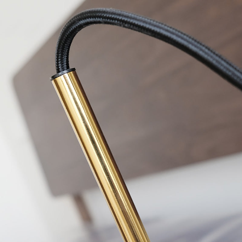 Pendante de style moderne Light Metal 1 lumière suspendue Lumière en blanc pour le chevet