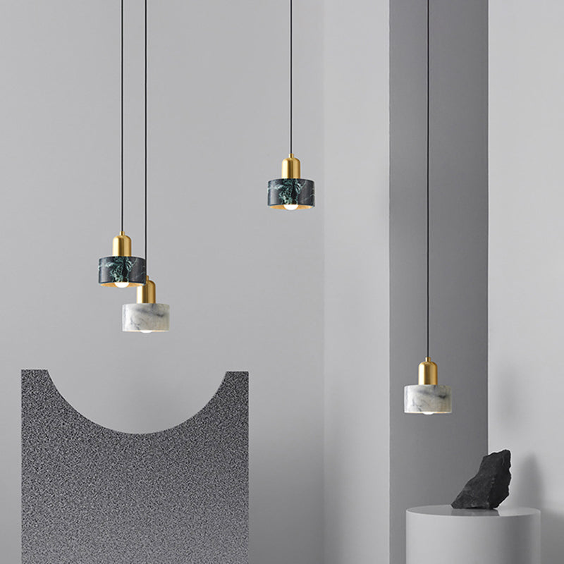 1 Licht anheizt Beleuchtung moderner Stilzylinderform Steinhängerlampe