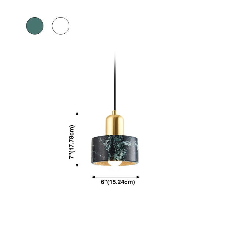 1 Licht anheizt Beleuchtung moderner Stilzylinderform Steinhängerlampe