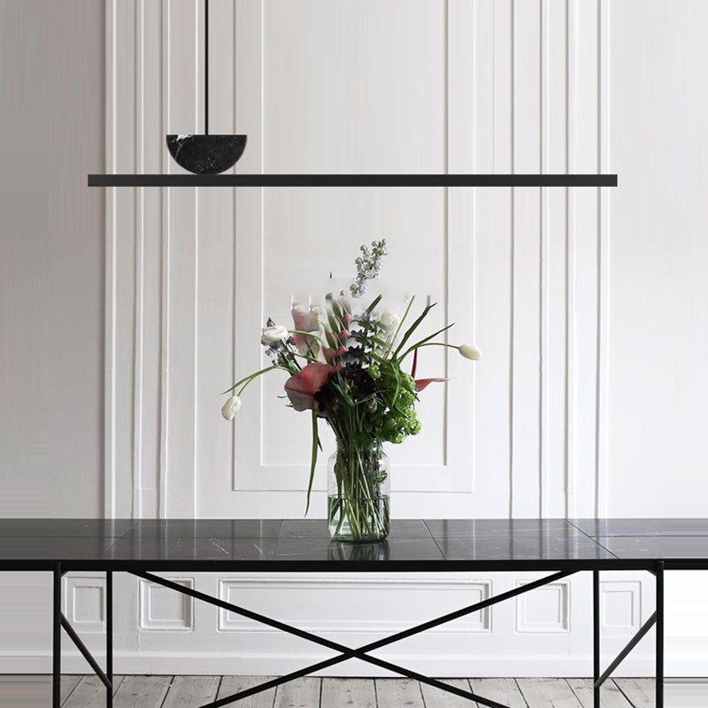 Nordic Modern Island Light Küche Esszimmer LED -Streifen Kronleuchter Leuchte