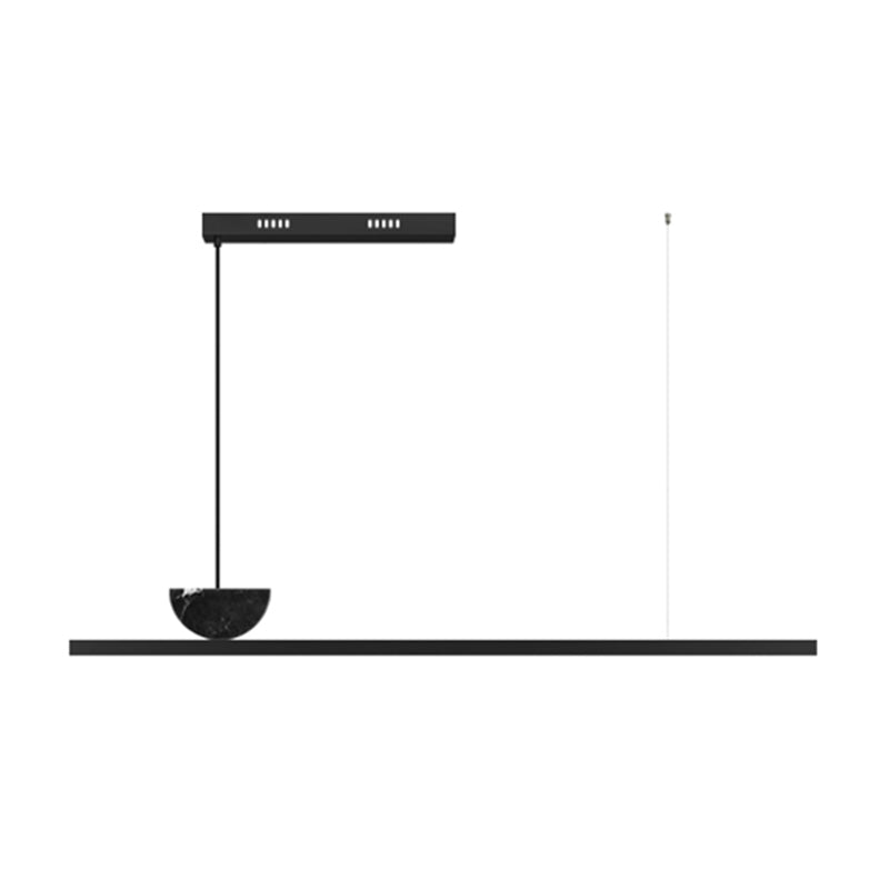 Nordic Modern Island Light Küche Esszimmer LED -Streifen Kronleuchter Leuchte