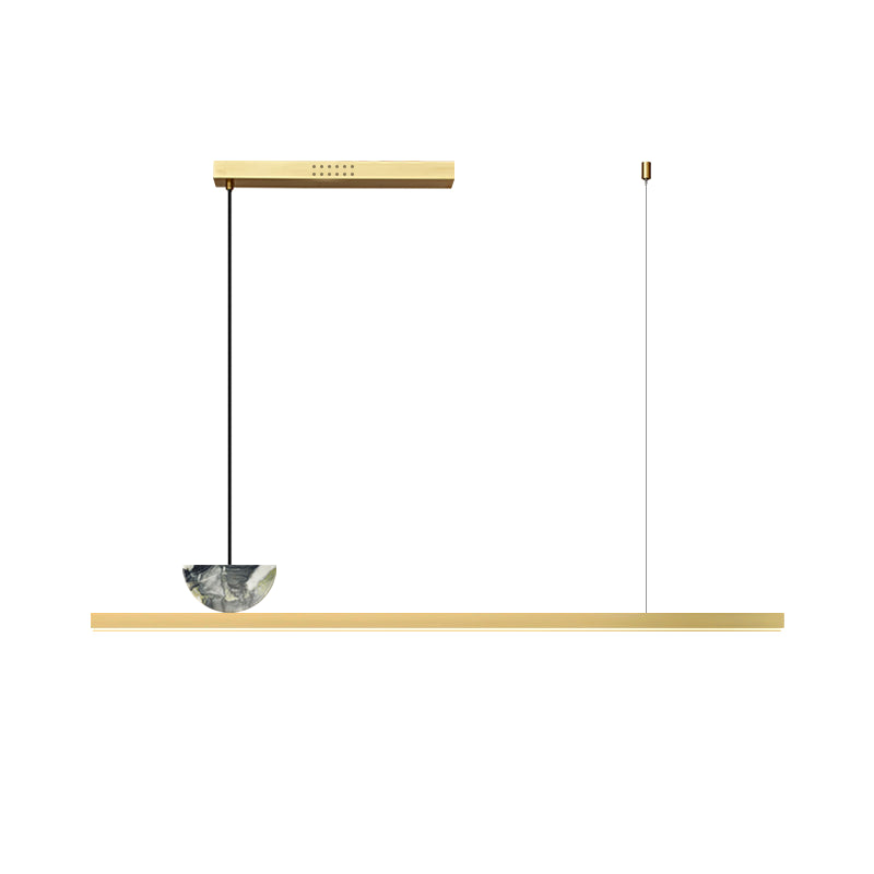 Nordic Modern Island Light Küche Esszimmer LED -Streifen Kronleuchter Leuchte