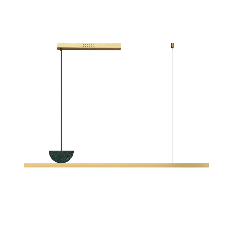 Nordic Modern Island Light Küche Esszimmer LED -Streifen Kronleuchter Leuchte