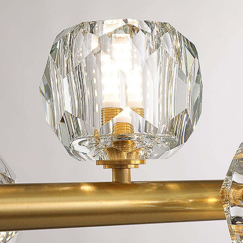 Nordic Dining Island Light Kitchen Crystal Ceiling Hanging Light Fixture