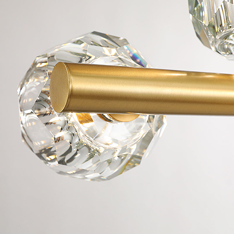 Nordic Dining Island Light Kitchen Crystal Ceiling Hanging Light Fixture