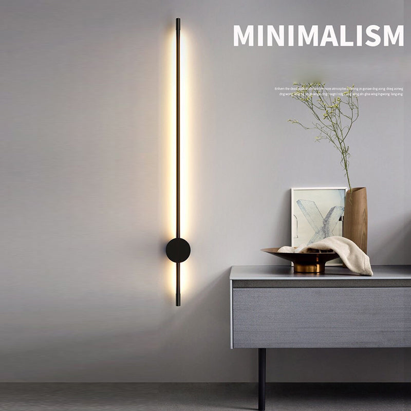 Zeitgenössischer kreativer linearer Wandleuchten Wohnzimmer Esszimmer Wandleuchte