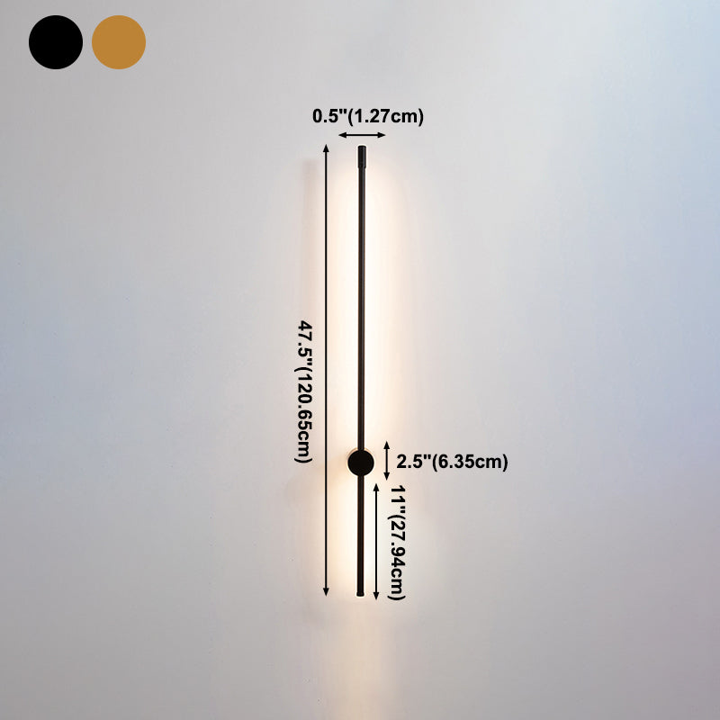 Zeitgenössischer kreativer linearer Wandleuchten Wohnzimmer Esszimmer Wandleuchte