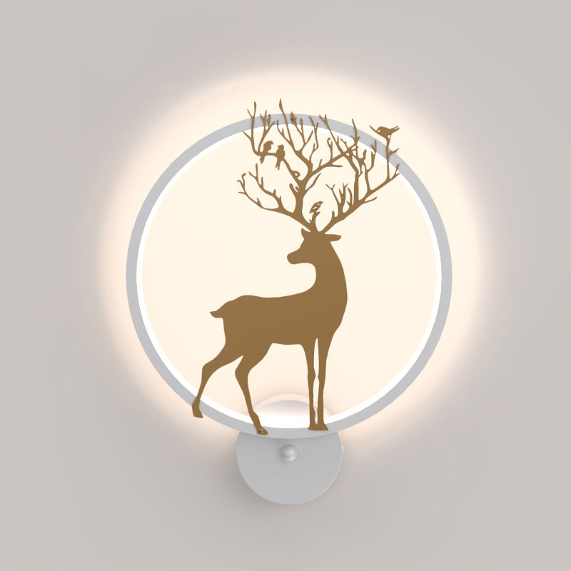 Modernist Wall Sconce LED Minimalism Deer Wall Mounted Light for Dining Room