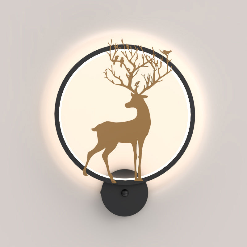 Modernist Wall Sconce LED Minimalism Deer Wall Mounted Light for Dining Room