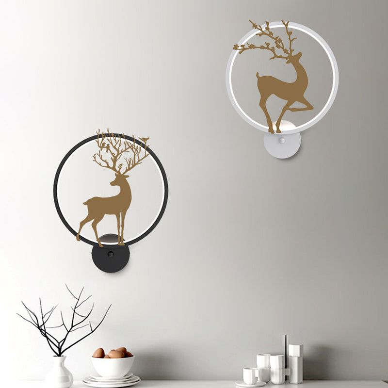 Modernist Wall Sconce LED Minimalism Deer Wall Mounted Light for Dining Room