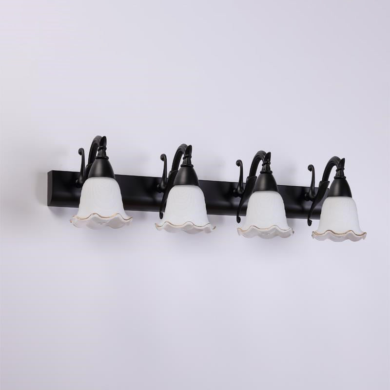 Modern Simple Makeup Mirror Light Nordic Bathroom Glass Shade Mirror Lamp Fixture