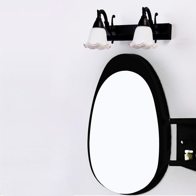 Modern Simple Makeup Mirror Light Nordic Bathroom Glass Shade Mirror Lamp Fixture