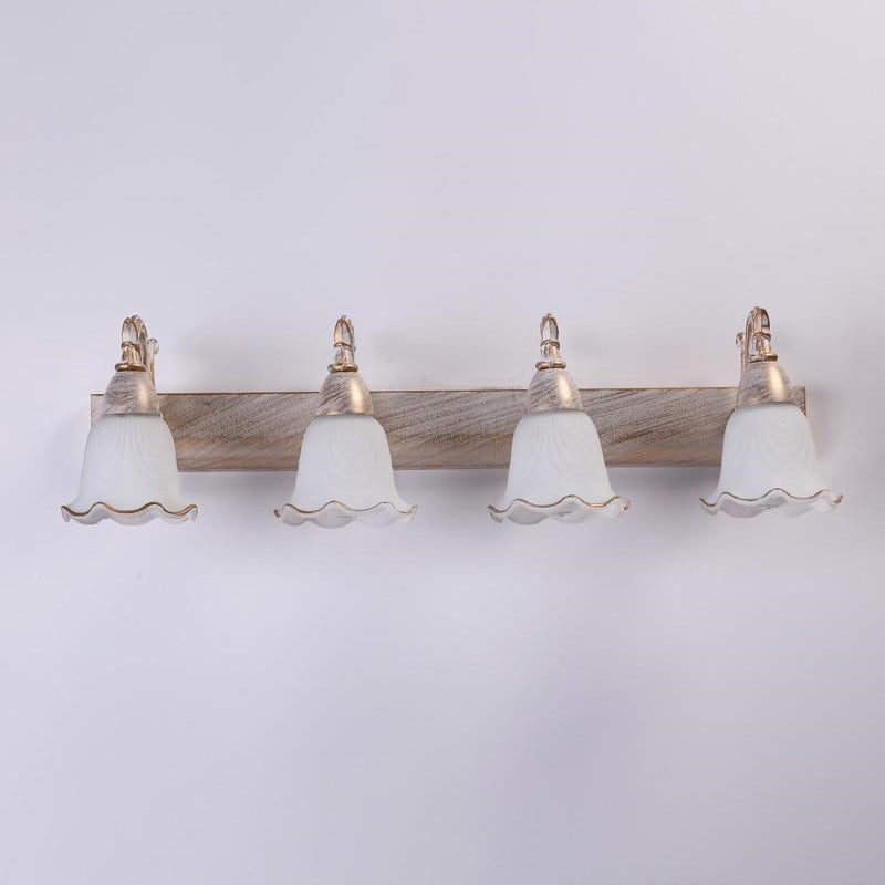 Modern Simple Makeup Mirror Light Nordic Bathroom Glass Shade Mirror Lamp Fixture