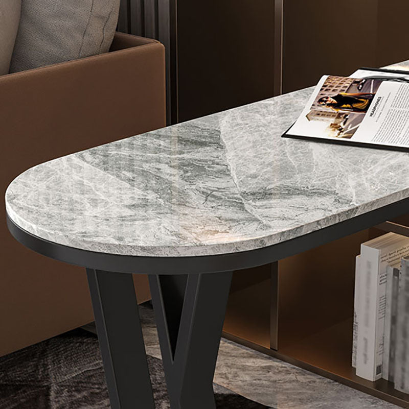 Industrial Style Bar Table Artificial Stone Top 42-inch Height Pub Table for Dining Room