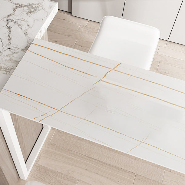 Stone Kitchen Double Pedestal Hall/Pub Table Modern Bistro Bar Height Cocktail Table