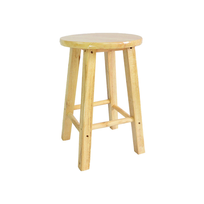 Moderner armloser rückenloser Thekeschatzhocker Holzhaushalshocker mit Holzsitz