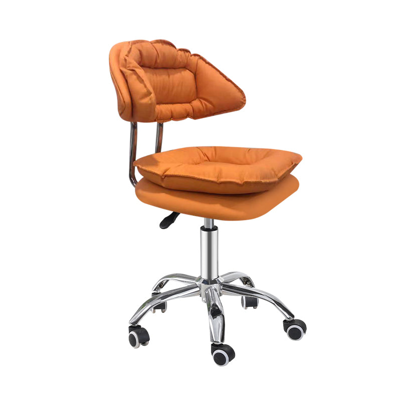 Schwenkbar verstellbarer moderner Barhocker Büro Low Back Leder Counterstuhl