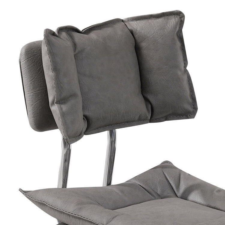 Schwenkbar verstellbarer moderner Barhocker Büro Low Back Leder Counterstuhl