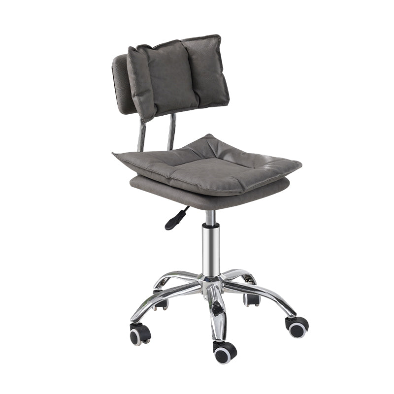 Schwenkbar verstellbarer moderner Barhocker Büro Low Back Leder Counterstuhl