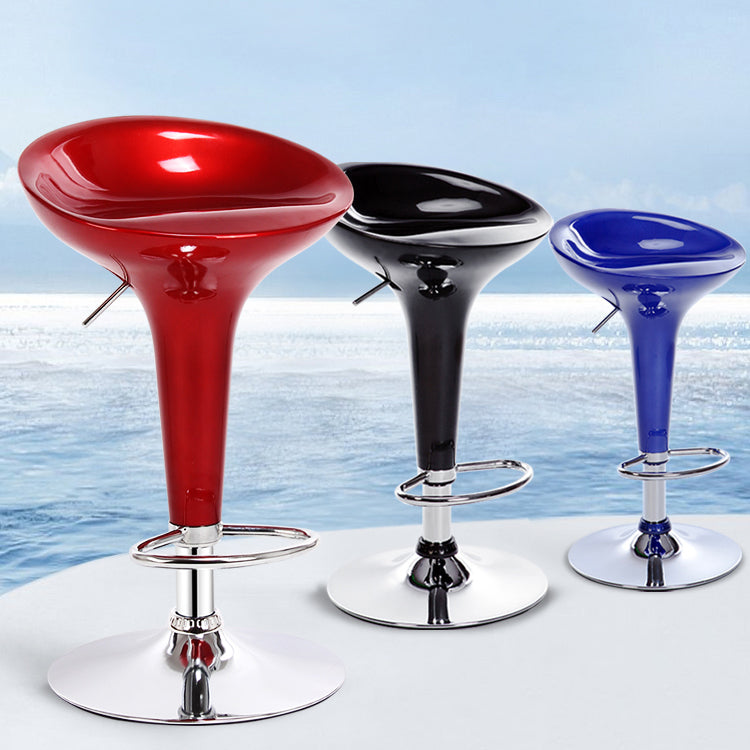 Modern Liftable Rotatable Counter Stool Steel Household Bar Stool with Pedal